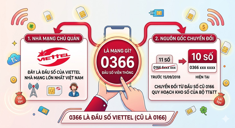0366 là mạng gì? Thuộc Viettel hay nhà mạng nào?
