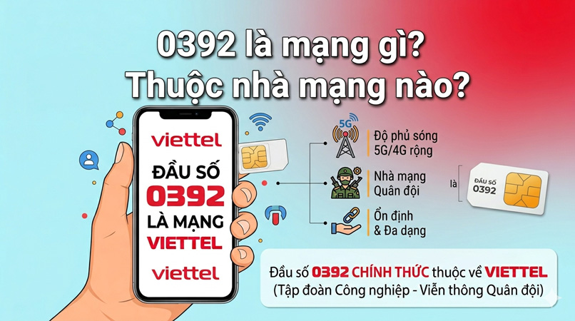 0392 là mạng gì? Thuộc nhà mạng nào?