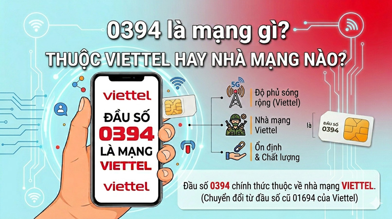 0394 là mạng gì? Thuộc Viettel hay nhà mạng nào?
